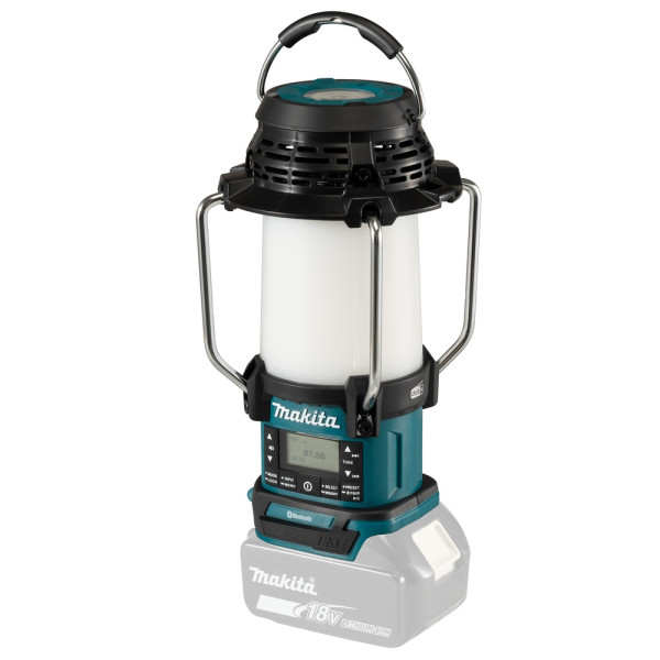 Makita Campingleuchte 18V m. Radio DAB+ u. Blue. DMR056