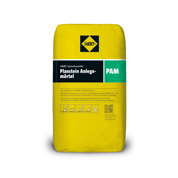 Sakret Planstein Anlegemörtel PAM 20 kg M10 hoch wärmedämmend