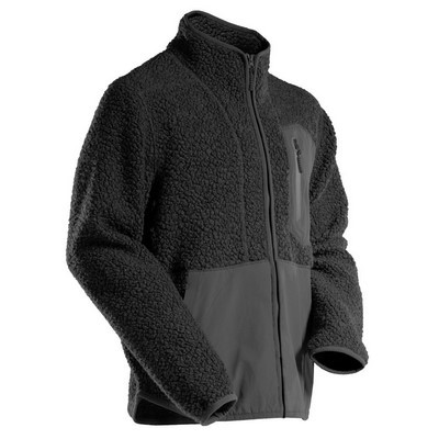 MASCOT® Customized Faserpelz Jacke m. Reißverschluss schwarz Gr. 2XL