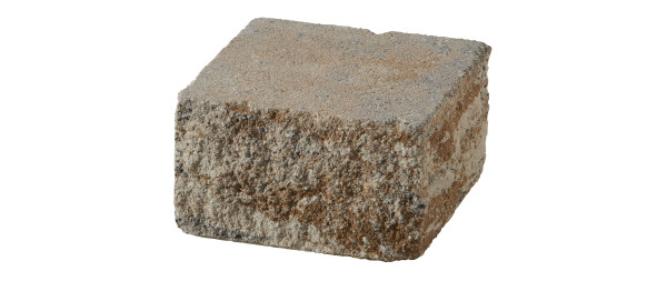 Halbendelem. Vermont Abdecks.25x25x15cm muschelkalk-nu..gebr. gealtert. gestr.