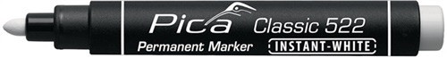 Marker permanentny Pica Classic biały marker o szerokości linii 1-4mm