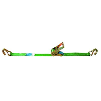 Ratchet lashing strap 2t 2-piece 35mm 6m with profile hook
