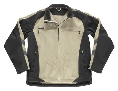 MASCOT® Dresden softshell jacket light khaki/black size XL