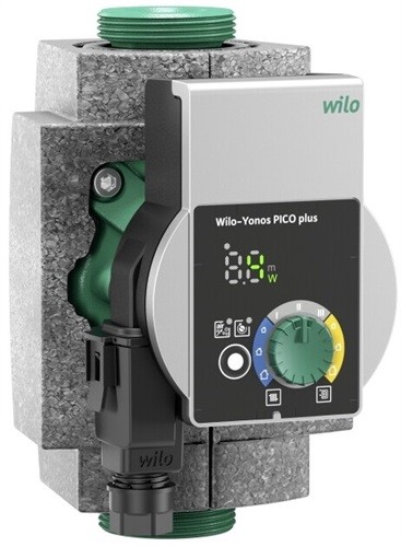 Wilo high-efficiency pump Yonos PICO plus wet rotor type 25/1-6 Rp 1 G 1 1/2 180mm