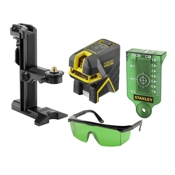 SBD Cross Line & 5 Spot Laser FATMAX green Self-leveling line laser