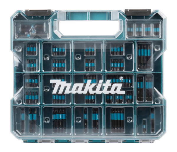 Makita Impact Schwarz 100-tlg. Bitkoffer - E-24826