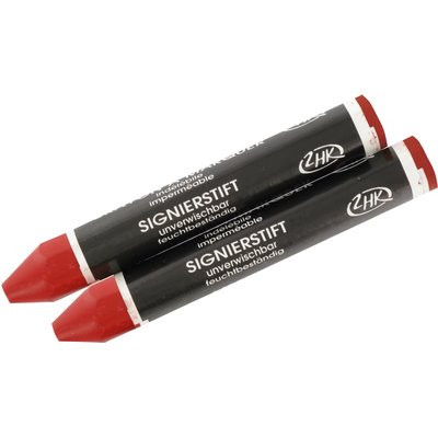 Triuso Signierkreide rot 2 Stück auf SB-Karte 120x11mm