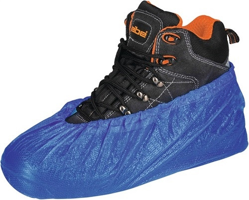 ASATEX Einweg-Überziehschuh CPE-SFB L 40cm H 43cm blau Kat. I (100 Stück)