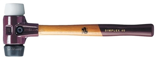 SIMPLEX-Schonhammer Gummikomposition Superplastik HALDER 3027.060