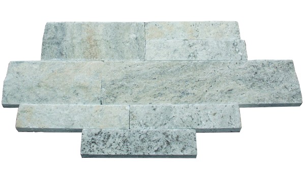 Lagotrade Silver silbergrau Mauerverblender 20-40/5,0/2-2,5 cm