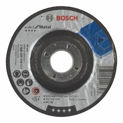Bosch Schruppscheibe Expert Metall gekröpft 115x6mm A 30 T BF