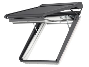 VELUX Elektro-Rolladen SMH FK06 0000S Aluminium Dunkelgrau