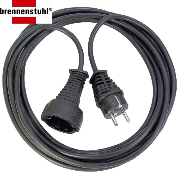 BS Qualitäts-Kunststoffkabel H05VV-F 3G1.5 10m schwarz