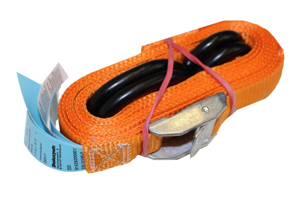 Lashing strap set for load securing net DoZurr 350 1-piece 25mm wide