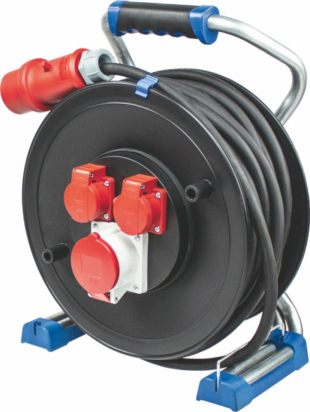 Schwabe Xperts CEE Kabeltrommel 20m Ø285mm 400V 16A - H07RN-F 5G2.5
