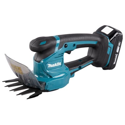 Makita Akku-Gras-/Strauchschere 18V mit Grasmesser 11cm + Heckenmesser 20cm
