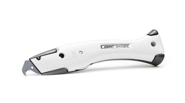 Delphin®-03 Club Edition Schwarz-Weiß Universalmesser inkl. Kunststoffköcher