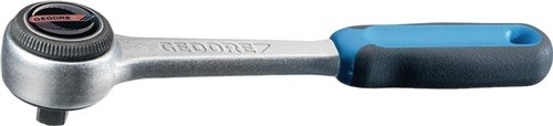Umschaltknarre 1/4 Zoll 2 K-Griff 72 L. Zähne 129 mm Schaltscheibe CV-Stahl