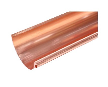 Kupfer Rinne 25 0.6mm große Wulst Länge 5m