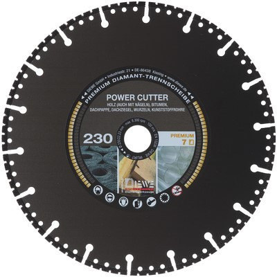 Diewe Power Cutter Ø 230 mm Diamant-Trennscheibe 22.23