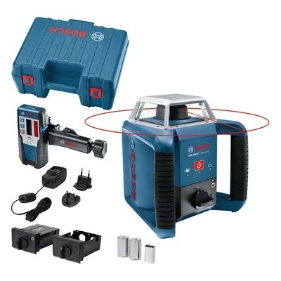 Bosch Rotationslaser GRL 400 H mit NiMH-Akku u. Zubehör-Set im Koffer