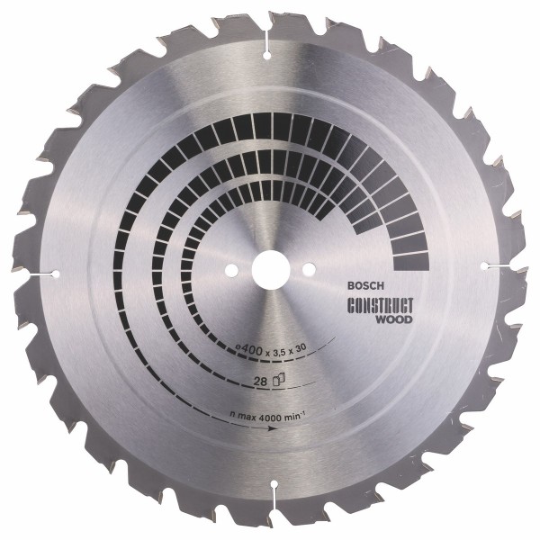 Bosch Kreissägeblatt Construct Wood 400x30x3.5mm 28 Zähne