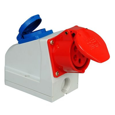 Kopp wall socket CEE/ socket 5-pin 16A