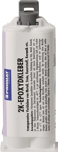 2K-Epoxidklebstoff 50g farblos Doppelkartusche CHEMICALS