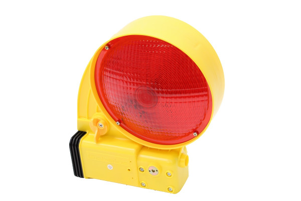 Lampa ostrzegawcza Schake z rafii, dwustronna, czerwona, bez oprawki