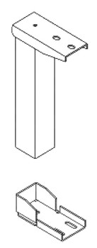 RiSy-Schwerlastset SL 70/70 mit Kopf- und Fußteil für 4.0mm Vierkantrohr