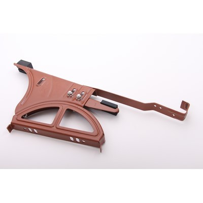 LEH PB UNI-Laufsteghalter 250mm z. Einhängen rotbraun