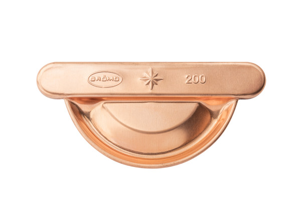 Grömo CU-Rinnenboden universal 280 halbrund li + re große Wulst