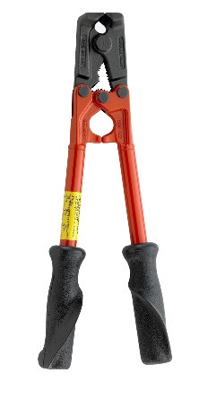 VBW Bolzen Vornschneider 370mm - 433040 rot lackiert ergonomische Griffe