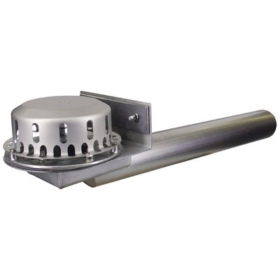 LORO Rainstar Attikaablauf RA 01372.100X m. Klemmflansch f. Kunststoff DN100