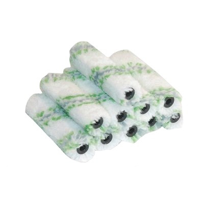 Nespoli Heizkörperwalze endlos 10cm 10er Pack grün/grau Polyamid