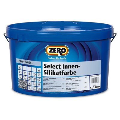 Zero Select Innen Silikatfarbe weiß 12.5l für innen
