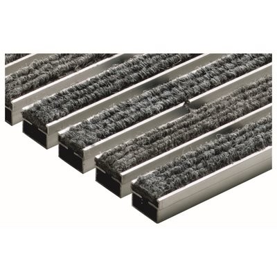 ACO Self® Schuhabstreifer Vario Rost m. Rips hellgrau 1000x500x20mm