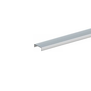 Brügmann AufsatzleisteAluminium schmal 35-38x1800 siluminbar