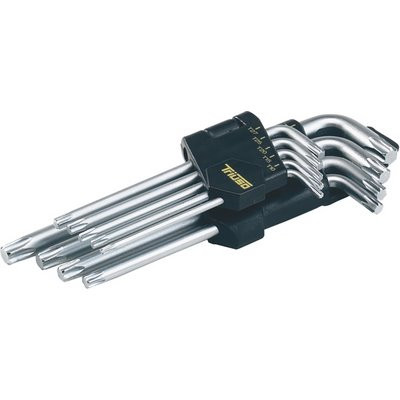 Zestaw wkrętaków kątowych Triuso Torx 9 sztuk. T10-T50 Premium