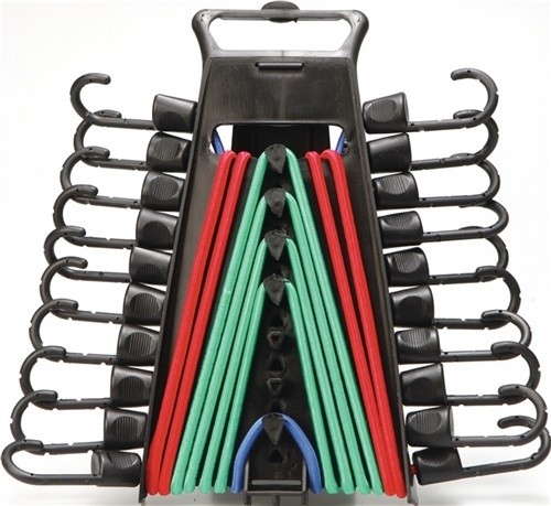Zestaw zacisków bagażowych 10 sztuk L.4x45/ 4x60/ 2x80cm UNITEC