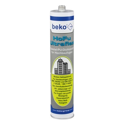 Beko HoFu Ultraflex 310ml grau Spezial-Dichtstoff für Hochbaufugen
