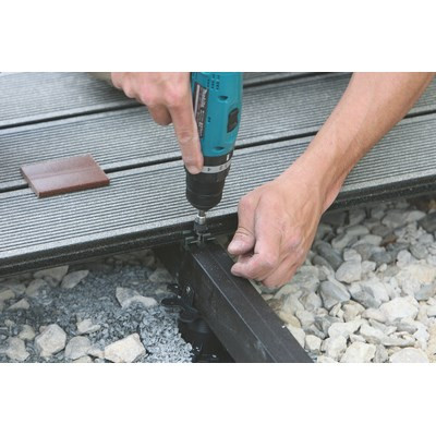 NIF mounting clamp set stainless steel black 100 clamps and screws each