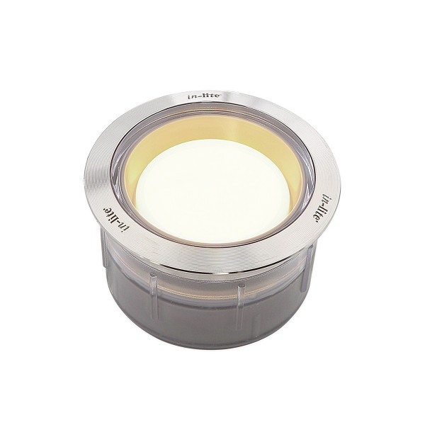 in-lite Einbauleuchte LED FUSION 12V 1W RVS Ø60mm warmweiß