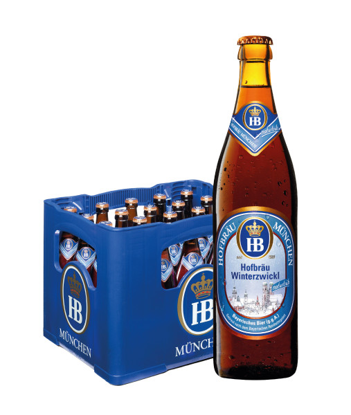 PROMOTION (from order value 500 EUR net) 1 case of Hofbräu Winterzwickl