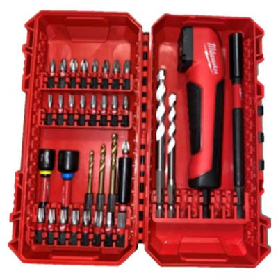 Milwaukee SHOCKWAVE™ schlagfestes Allround-Set Bohren & Schrauben 35-tlg.
