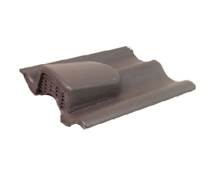 Braas Harzer Pfanne 10 StarMATT Granit Lüfterstein