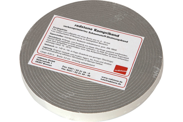 redstone Komprimierband 15mm Rolle à 10m