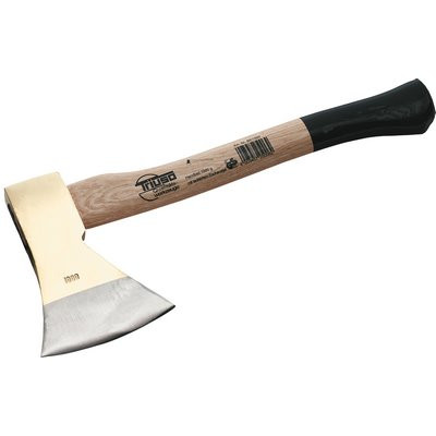 Triuso hand axe 1000g GS-tested with varnished ash handle 40cm