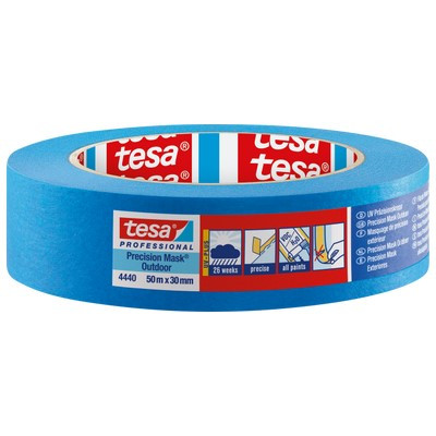 tesa® Präzisionskrepp Plus Außen 50mx30mm 11 Blau - 4440