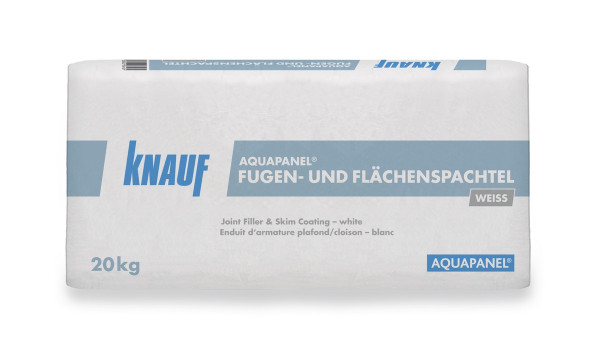 Knauf AQUAPANEL® Fugen- und Flächenspachtel 20kg weiß